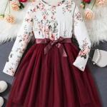  Party Wear long sleeves frock