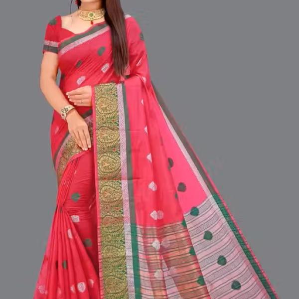 women cotton saree
