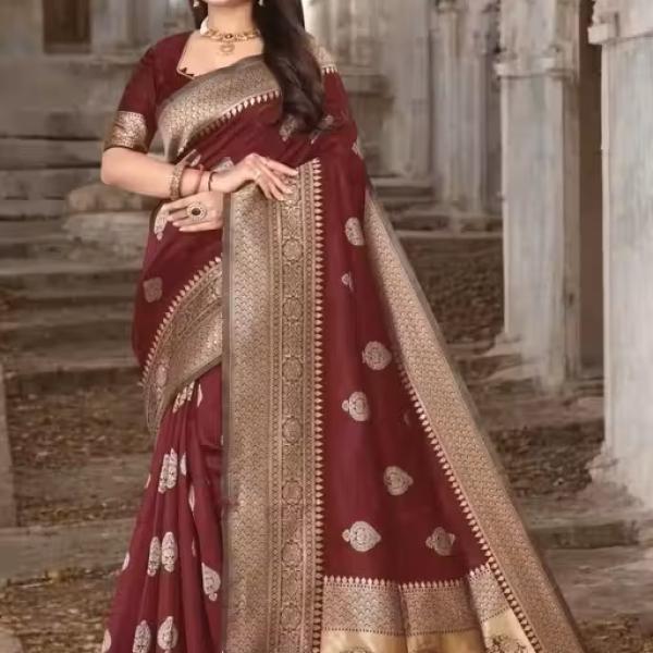women silk saree