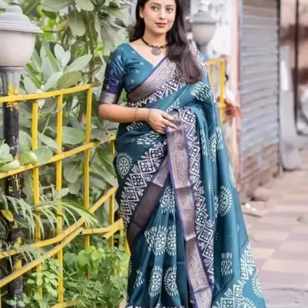 women dopian silk saree