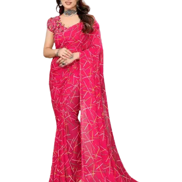 Saree and Bag (combo)