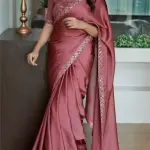 Satin Saree