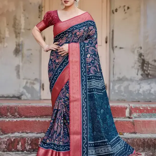 Tussar Silk Saree