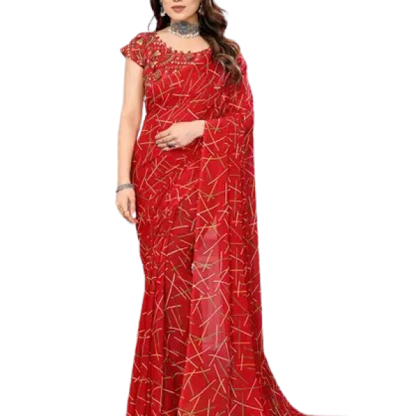 Saree and Bag (combo)