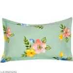 COTTON SINGLE BED BEDSHEET PACK OF 1 WITH 1 PILLOW COVER