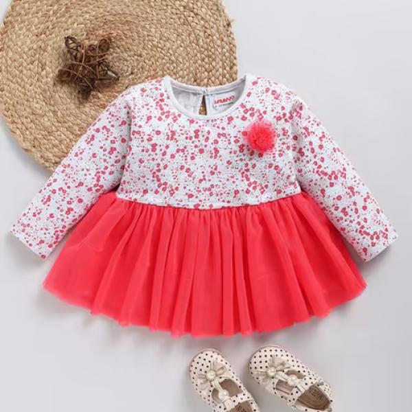  Party Wear long sleeves frock