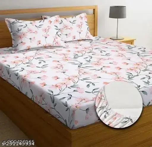 white print flower singal