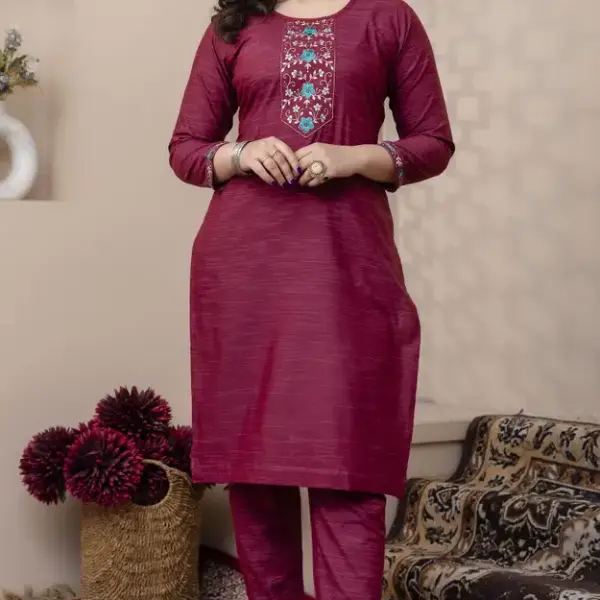 Women kurti set and bags (combo)