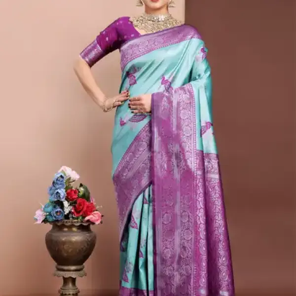 Cotton Silk Jacquard Saree