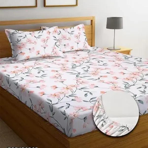 white print flower singal