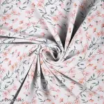 white print flower singal