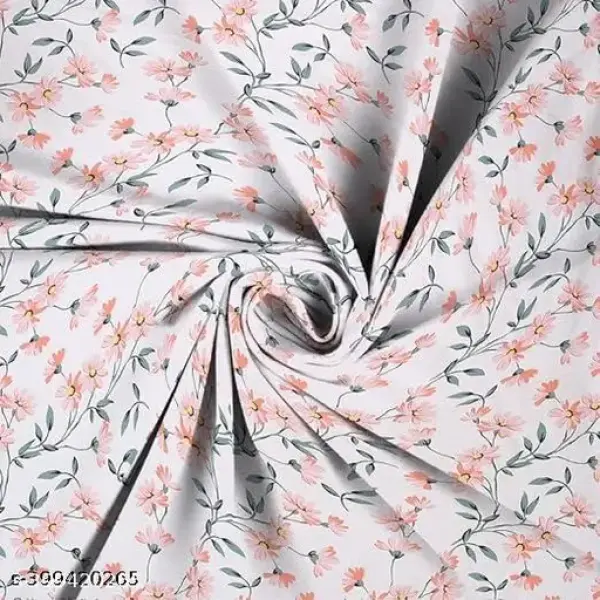 white print flower singal