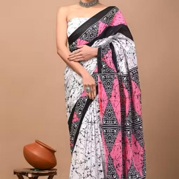 women cotton saree