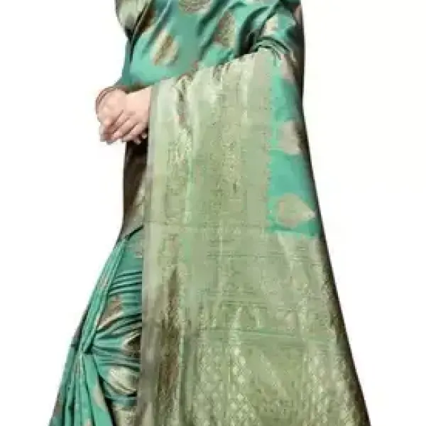 Kanjivaram Pure Silk Saree (Green)