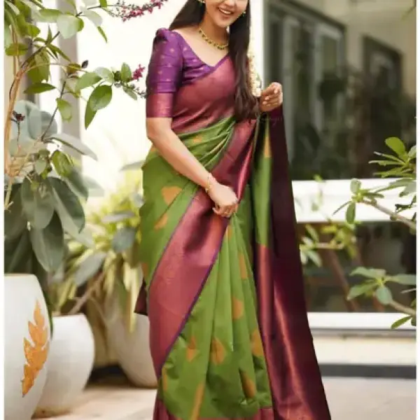 Litchi Silk Saree