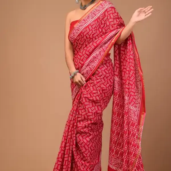 Pure Cotton Women Saree
