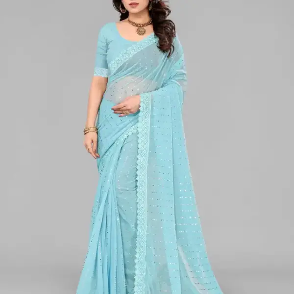 Lycra Blend Saree