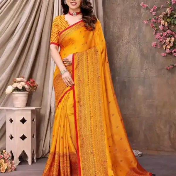 Cotton jute saree