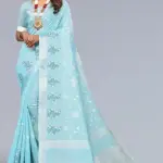 Cotton Linen Saree