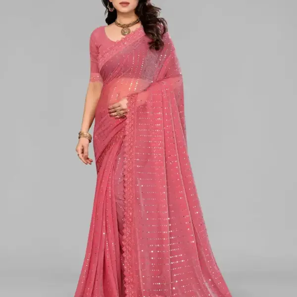 Lycra Blend Saree