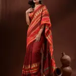 Cotton jute saree