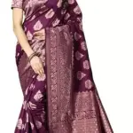 Kanjivaram Pure Silk Saree (Wine)