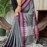 Cotton jute saree