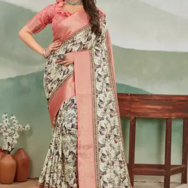 Viscose Rayon Saree