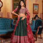Pure Dolla silk chaniya choli with viving mill foil concept