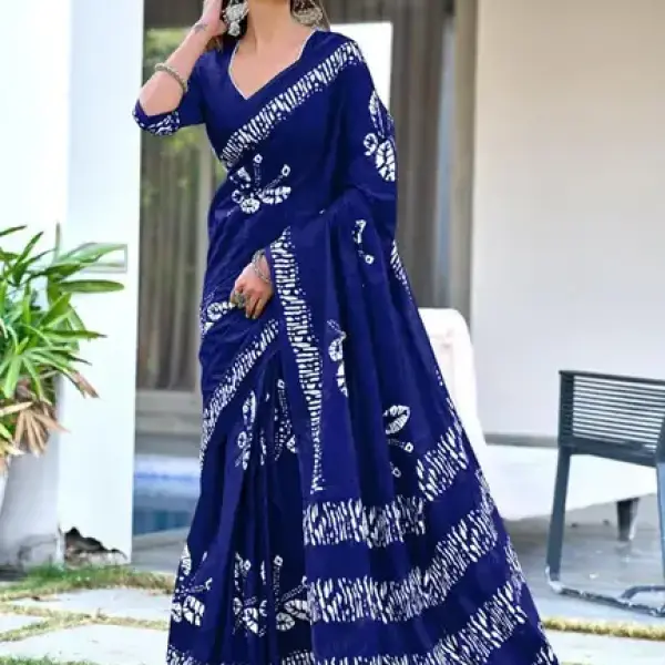 Pure Cotton Women Saree