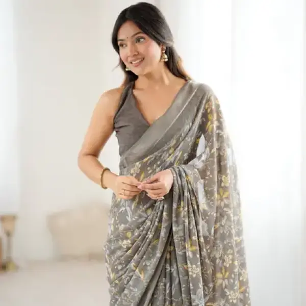 Satin Saree