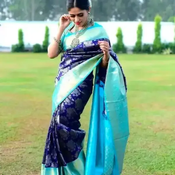 Cotton jute saree
