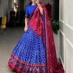 Pure Dolla silk chaniya choli with viving mill foil concept