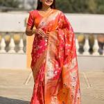 women silk saree
