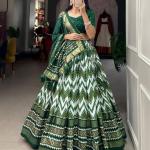 Pure Dolla silk chaniya choli with viving mill foil concept