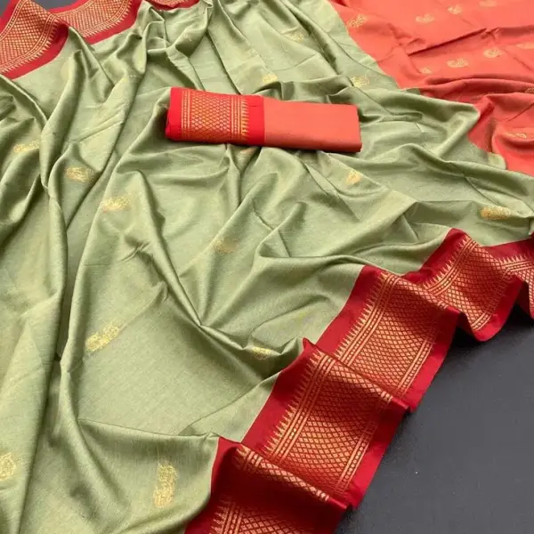 Paithani Pure Silk Saree (Light Green)