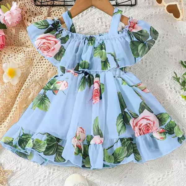  Party Wear long sleeves frock