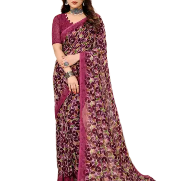 Saree and Bag (combo)