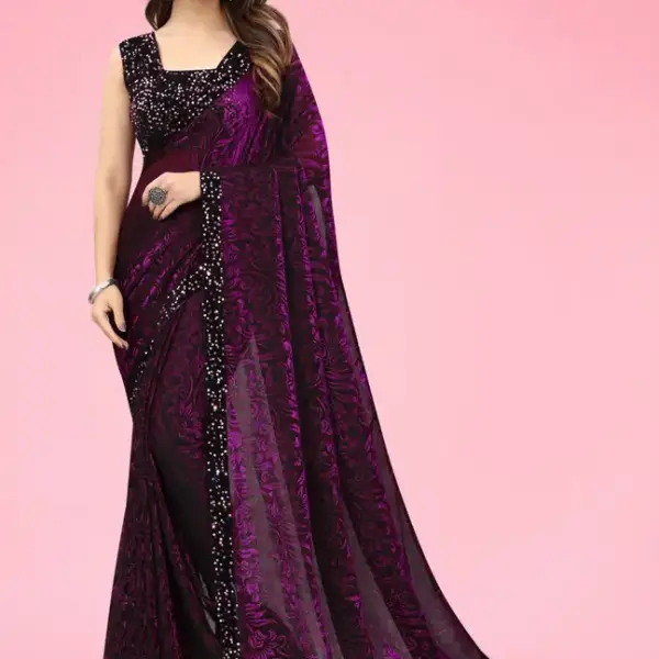 Lycra Blend Saree