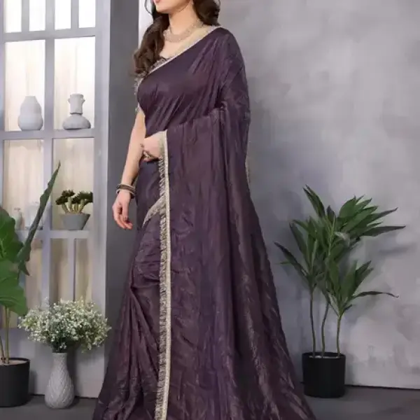 Satin Saree