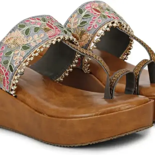 Kurti & ledies Heel Sandal ( combo )