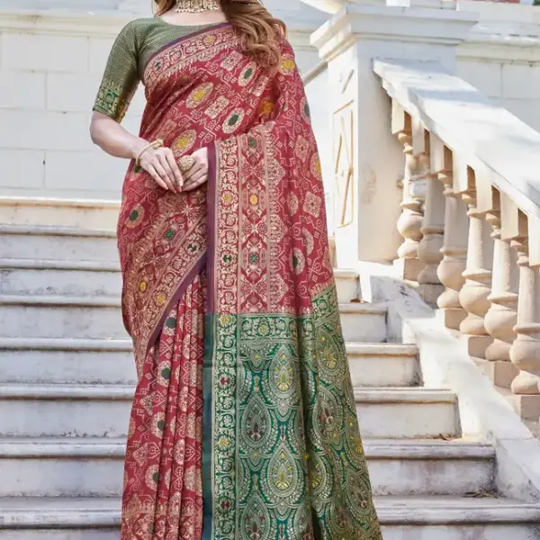 Cotton Silk Jacquard Saree