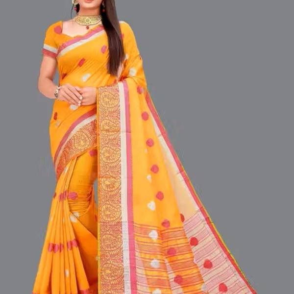 women cotton saree