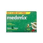 Medimix Ayurvedic Classic 18 Herbs Bathing Soap 125g (Buy 4 Get 1 EXTRA Combo Pack) |