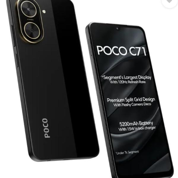 POCO C71, Power Black (6GB, 128GB)