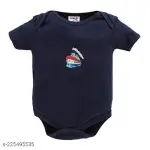 100% Cotton Baby Bodysuit Short Sleeve Half Romper Pack of 3 Soft & Comfortable for Kids