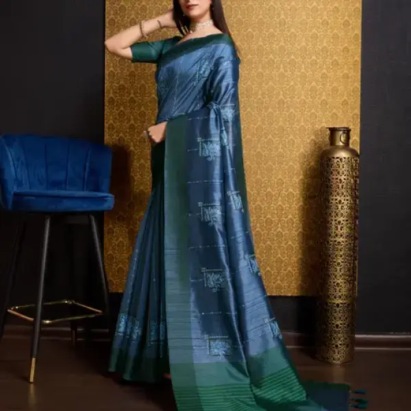 Tussar Silk Saree