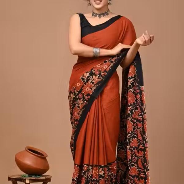women cotton saree