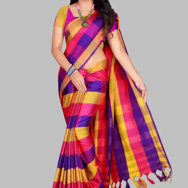 Cotton Blend Saree
