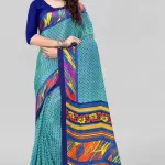 women crepe saree